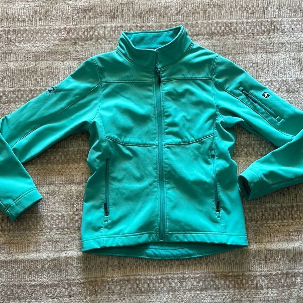 Outfitter trading co. Lake Tahoe Size Small blue turquoise Ski jacket